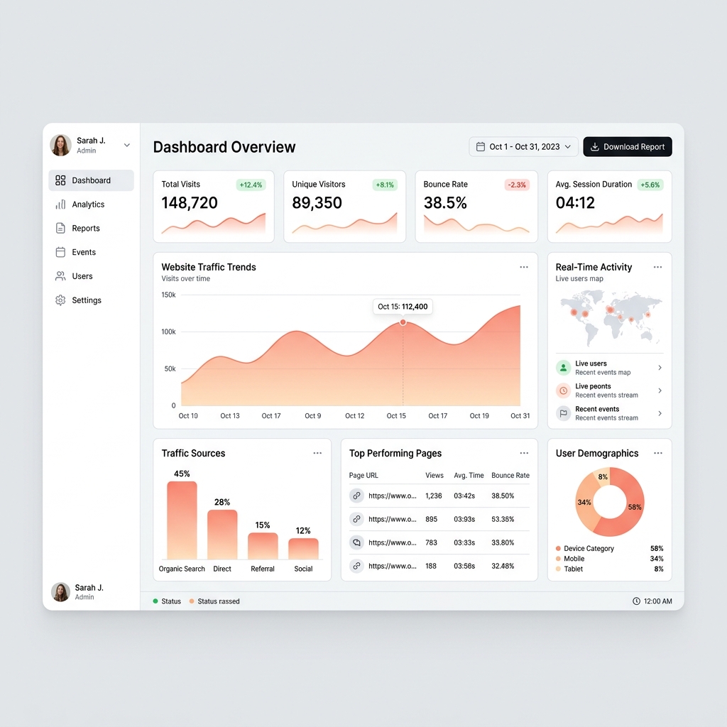 Aura Analytics Dashboard Cover